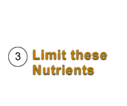 Description: Description: Description: Description: Description: Description: Description: Description: Description: Description: #3. Limit These Nutrients: Total Fat, Saturated Fat, Cholesterol, and Sodium.